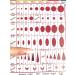 Buy Kalpana Women's Maroon Bindi Stickers - Slim Tilak Kumkum Pack of 12 | International Shipping Available - Buy Online on GoSupps.com