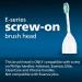 Philips Sonicare E-Series Replacement Toothbrush Heads - 2 Pack, White - HX7022/30 - Buy Online on GoSupps.com