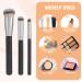 3-Piece Professional Makeup Brush Set - Foundation & Concealer Brushes for Liquid & Powder Makeup - Buy Online on GoSupps.com