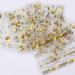 30-Piece Gold 3D Self-Adhesive Nail Stickers - Flower, Line, Lace, and Leaf Design | DIY Nail Art Decals for Acrylic Nails | Women's & Girls' Nail Supplies - Buy Online on GoSupps.com