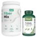 VORST Probiotic 10 Billion Chewable 200 Tablets and Fiber Mix Powder (Combo Bundle 2 Bottles)