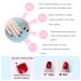 Buy 30 Pcs Red Artificial Nails Set - Acrylic Stick On Fingernails Tips for Girls | DS-29 - Buy Online on GoSupps.com