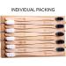 Ecoetboo Bamboo Toothbrushes - Extra Soft Micro-Nano with 20 000 Bristles for Sensitive Gums - Black & White 10-Pack for Adults & Kids - Buy Online on GoSupps.com