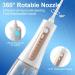 Water Dental Flosser - Cordless Oral Irrigator with 5 Modes 350ML Tank IPX7 Waterproof Portable & Rechargeable for Travel - Effective Teeth Cleaning Solutions - Buy Online on GoSupps.com