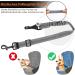 Eyin 3 in 1 Dog Seat Belt - Reflective Elastic Nylon for All Breeds | Adjustable 90cm Dog Car Restraint - Buy Online on GoSupps.com