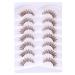 Shop Natural Brown Eyelashes | D Curl Cat Eye Wispy Mink Lashes 7 Pairs for a Flawless Look - Buy Online on GoSupps.com