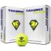 Diawings Max Distance Golf Balls for Maximum Distance, Anti Slice, Low Spin, Straight Shots | Half Dozen X 2, 12 Balls | White, Pink, Orange, Yellow