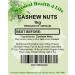 Natural Health 4 Life Whole Cashew Nuts 1kg - Buy Online on GoSupps.com