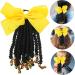 FRCOLOR Hair Jewellery Wig Ponytail Extension Colourful Hair Extension Braided Women Braided Hair Extensions Ponytail with Bow and Beads Cosplay Tie Women 24.00X13.00X5.00CM As shown 04 - Buy Online on GoSupps.com