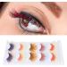 5 Pairs Colorful Eyelashes Set 6D Gradient Long Curled False Eye Lashes Soft Colored DIY Lash Extension Kit for Cosplay Stage Show - Buy Online on GoSupps.com