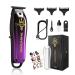 SUPRENT Hair Clippers Men Cordless Beard Trimmer Professional Clippers 6000RPM T-Blade Trimmer with Ceramic Blade Precision Outlining Trimmer DIY Customizable