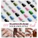 Hot Pink Medium Length Press On Nails Kit - 24PCS Square Fake Nails Set for Women - Summer Acrylic Glue On Nail Extensions - Buy Online on GoSupps.com