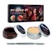 Halloween Make Up Scab Blood Sfx Makeup Kit Fake Blood Set Special Effects Scab Coagulated Blood 1.06oz Fake Wound Molding Modeling Scar Wax 1.06oz Bruise Makeup Face Body Painting for adult kids