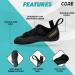 Core Lightweight Breathable Rock Climbing Shoes - Dual-Strap Closure - Non-Slip Wall Climbing Shoes 7.5 Women/6 Men - Buy Online on GoSupps.com