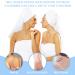 Sibba 2 Pairs Exfoliating Gloves - Body Scrubber for Shower & Bath - Removes Dirt, Dead Skin, Tan & Keratosis Pilaris - Exfoliating Mitt (Blue) - Buy Online on GoSupps.com