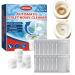 12PCS Toilet Cleaner Fizzy Foam Toilet Cleaner Toilet Bowl Cleaner Strong Toilet Limescale Remover Toilet Bleach Cleaner Fresh Toilet Cleaner and Descaler Active Toilet Stain Remover Heavy Duty
