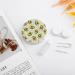 Avocados with Hula Hoops Round Contact Lens Case Print Portable Contact Lens Box Kit with Mirror Cute - Buy Online on GoSupps.com