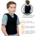 Sensory Compression Vest for Autism & Hyperactivity - Form-Fitting Breathable Design (Black Small) - Buy Online on GoSupps.com