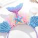 IYOU Sequin Mermaid Headband Blue Starfish Hair Hoop Shell Party Costume Hair Accessories for Women and Girls - Buy Online on GoSupps.com