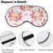 Soft Blackout Eye Mask for Sleeping - Adjustable Cartoon Axolotl Pink Sleep Mask for Women | Travel-Friendly No Pressure Design - Buy Online on GoSupps.com