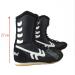 Day Key Wrestling Boots - Rubber Sole Combat Training Shoes for Men, Women, and Kids (Size 8.5) - Black - Buy Online on GoSupps.com