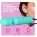 Oliver James Personal Body Massager - Quiet, Waterproof, Powerful, Wireless, Rechargeable - 20 Vibration Patterns & 8 Speeds - Green - Buy Online on GoSupps.com