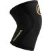 Rehband Knee Support for Strength Sports | CrossFit Knee Sleeve 5mm Neoprene - Unisex Gold/Black | Multiple Colors & Sizes - Buy Online on GoSupps.com