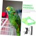 Beavorty 2 Sets Bird Leash Lizard Leash Pet Bird Harness and Leash Chicken Harness for Birds Parrot Bird 12X6X1.3CMx2pcs Greenx2pcs - Buy Online on GoSupps.com