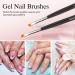 Nail Art Brushes Dual-Head Pen Painting Set for DIY Gel Manicure - Black - Buy Online on GoSupps.com