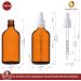 Handsunity 100ml Glass Pipette Bottles - Amber Pharmacy Set with 17 Accessories - 6-Piece White Cap Kit - Buy Online on GoSupps.com