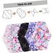 Exceart Reusable Menstrual Pads - Set of 7 Charcoal Fiber Sanitary Towels for Women & Girls with Bags - Eco-Friendly Care Mat - Buy Online on GoSupps.com