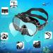 Frameless Snorkel Mask with GoPro Mount | Anti-Fog Tempered Lens | Dive and Swim Gear Set for Adults - Pine Green - Buy Online on GoSupps.com