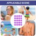 Autocollants UV | Autocollants de rappel de protection solaire 200 patchs de protection solaire sensibles UV | autocollants de d tection ext rieure multifonctionnel pour la plage la piscine et les - Buy Online on GoSupps.com