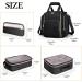 Prokva Travel Makeup Bag with 5 Removable Cases - Large Cosmetic Organizer with Strap and Storage Pockets - Black (Patented Design) - Buy Online on GoSupps.com