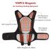 Full Back Support Posture Corretion 108pcs Magnets Self-Heating Vest Shoulder Support Belt Spine Lumbar Neck Brace Corset Corrector For Men Women Corrector (Size : XL) - Buy Online on GoSupps.com