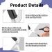 2Pcs Stainless Steel Black Eyebrow Trimming Scissors with Comb - Lightweight, Detachable, Ergonomic Handle - Ideal for Men and Women - Buy Online on GoSupps.com