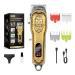 ENSSU Professional Hair Clippers for Men Cordless Barber Clippers with Adjustable Precision Blades LED Display and 180-Minutes Runtime for Professional Barbers & Home Haircutting