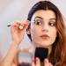 Makeup Brush - Lower Lash Mascara Brush Mascara Fan Brush | 120 Folded Fan-shaped Brush With Soft Double-layer Bristles | Eyelash Brush For Beginners Makeup Artists Separate And Lengthen Each Lash - Buy Online on GoSupps.com