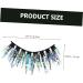 minkissy 6 Pairs Sequin False Eyelashes Fairy False Lashes Eyelash Extensive Eyelash Glow in The Dark Makeup Glitter Lash Extensions Luminous Artificial Fiber Make up Miss Tool - Buy Online on GoSupps.com