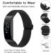Adjustable Elastic Watch Band for Fitbit Inspire 2/HR - Soft Nylon Stretchy Strap - Buy Online on GoSupps.com
