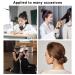 Elastic Brown Hair Bun Nets Set with U Shaped Pins - 20Pcs | Invisible Mesh Hair Nets for Buns - Ideal for Girls and Women - Buy Online on GoSupps.com
