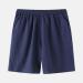 Loyalt Men's Navy Cotton Linen Shorts - Medium - Buy Online on GoSupps.com