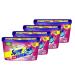Spee Power Caps Color 4 + 1 72 WL (4 x 18 washloads) color detergent for colored linen & dark pre -dose detergent combines purity radiance freshness & sustainability 18 pieces (4 Pack)