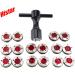 HISTAR 2Pcs Golf Custom red Weights + Black Wrench for Titleist Scotty Cameron Putters 10.0 Grams - Buy Online on GoSupps.com