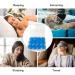 GEN'C B AUTY Silicone Earplugs Reusable Ear Plug | Waterproof | Noise Cancelling | Traveling | Sleeping | Working (24 counts) - Blue Color - Buy Online on GoSupps.com