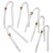 Hose-pre-shaped HDO hoses of size No. 13-(6-pack) 3.5 x 2 mm with golden hose lock replacement-flexible wall hoses compatible with the most brands