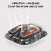 ROTAI Vibration Foot Massager - Relax & Relieve Pain with Acupressure Therapy | Electric Circulation Device with Remote Control in Orange Black - Buy Online on GoSupps.com