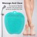 AMOBON Shower Foot Scrubber Mat - Non-Slip Silicone Cleaner for Dead Skin Removal and Foot Massage | Green - Buy Online on GoSupps.com