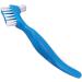 Denture Brush Set - Blue & White, Easy Grip Handle, Double Bristle Head (Pack of 2) - Buy Online on GoSupps.com