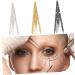 DOITOOL Makeup Gadgets Supplies Microblading Tattoos DIY Gold Scale Eyebrow Adjustable Makeup Measure Tattooing Stencil 16X4.5X0.6CM Golden - Buy Online on GoSupps.com